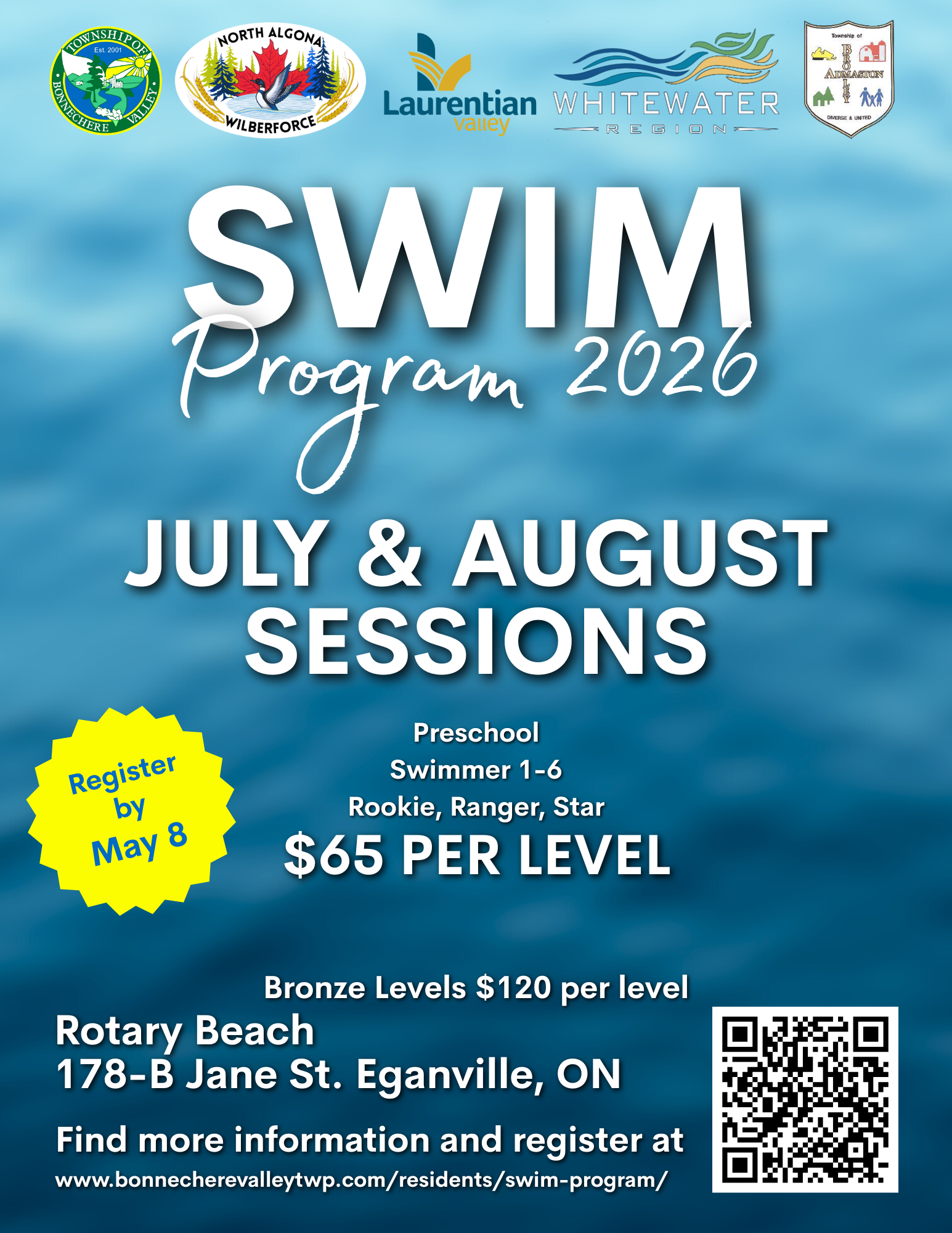 Swim Program - Residents - The Township of Bonnechere Valley