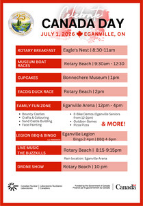 <b>Canada Day Schedule</b>