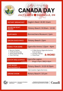 <b>Canada Day Schedule</b>